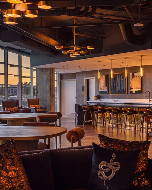 Fitness studio and wellness center at One Camelback in Uptown Phoenix