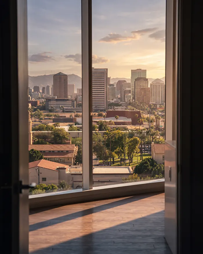 Expansive open-concept luxury floorplan in Midtown Phoenix